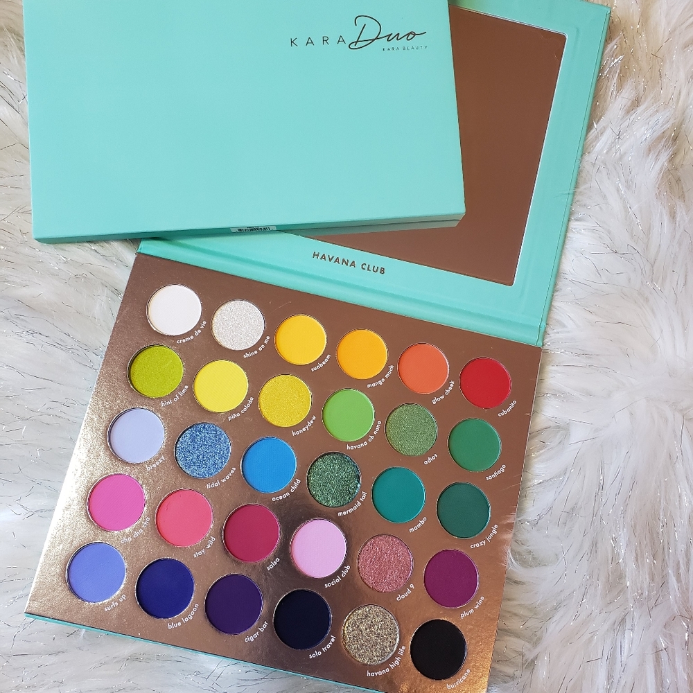Havana Club Pro10 30 Color Eyeshadow Palette from Kara Beauty - Picture 2 of 5